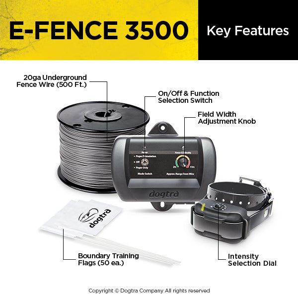 Dogtra EF3500 Invisible Dog Fence kit